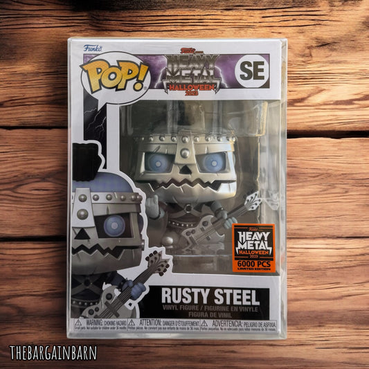 Funko Pop! Rusty Steel Vinyl Action Figure Heavy Metal Halloween 2023